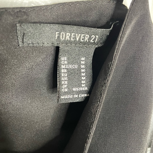 Black short crop top dress (m) F21 - Picture 5 of 5